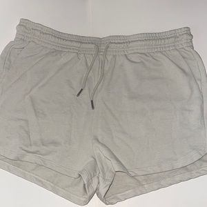 H&M basic neutral lounge shorts